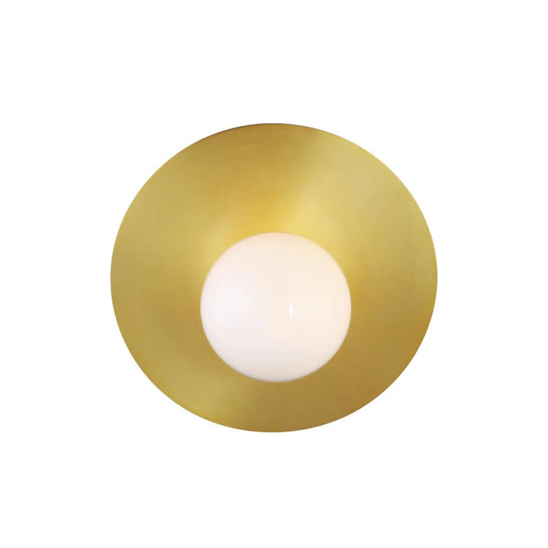 Nodes Large Angled Sconce Gold