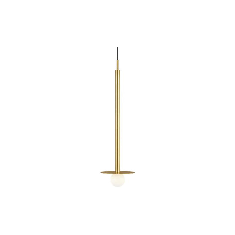 Nodes Tall Pendant Brass