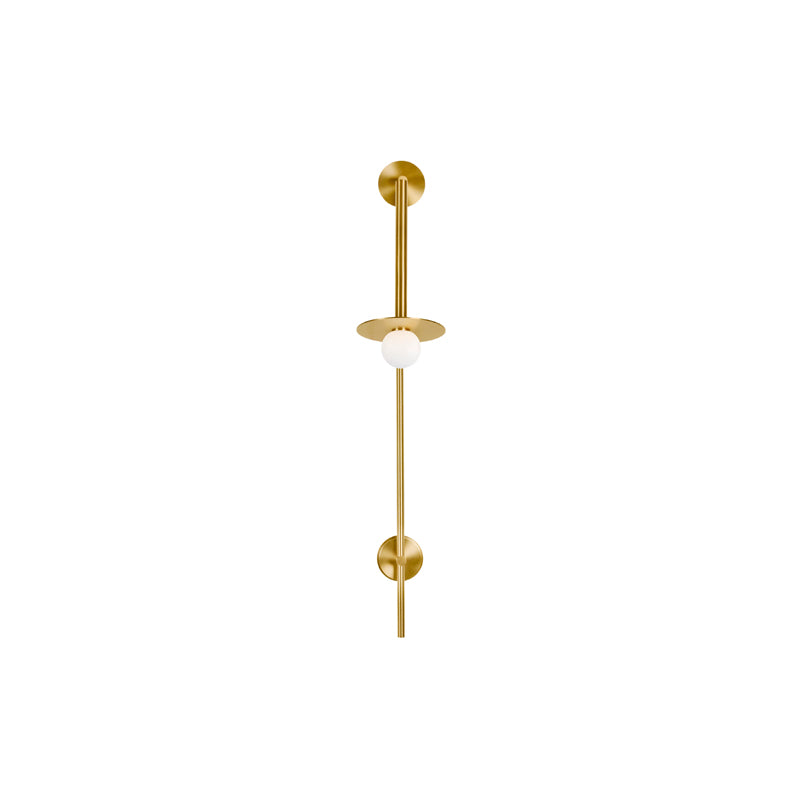 Nodes Large Pivot Sconce Brass