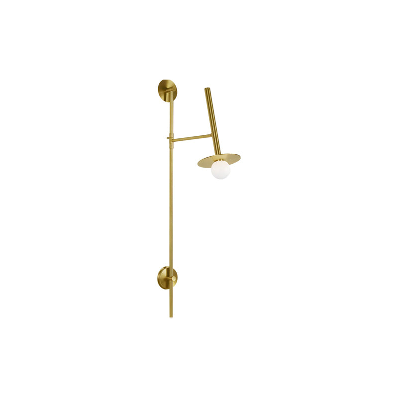 Nodes Large Pivot Sconce Brass