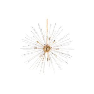 Polaris 16 Light Chandelier Satin Brass