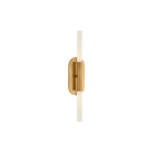 Rousseau Medium Vanity Sconce Brass