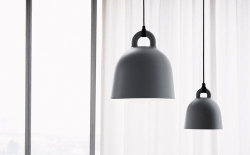 Bell Pendant Large Grey