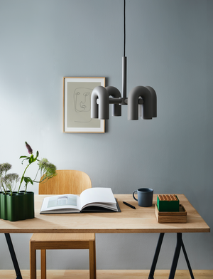 Cirkus Small Chandelier Grey