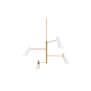 Tresa Four Light Chandelier White