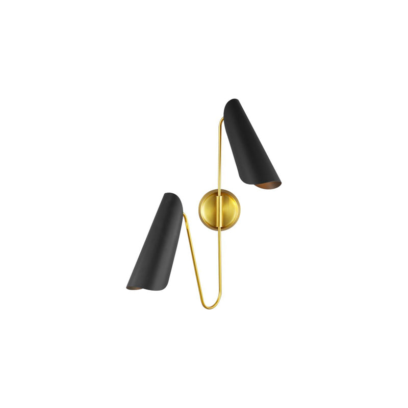 Tresa Two Light Sconce Black