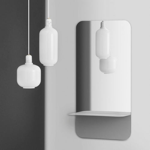 Amp Lamp Large White/White