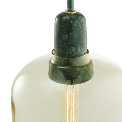 Amp Lamp Small Gold/Green