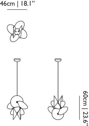 Serpentine Suspension Light